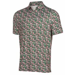 1764 Golf Enola Green Primary Floral AOP Performance Golf Polo Mens XL Stretch